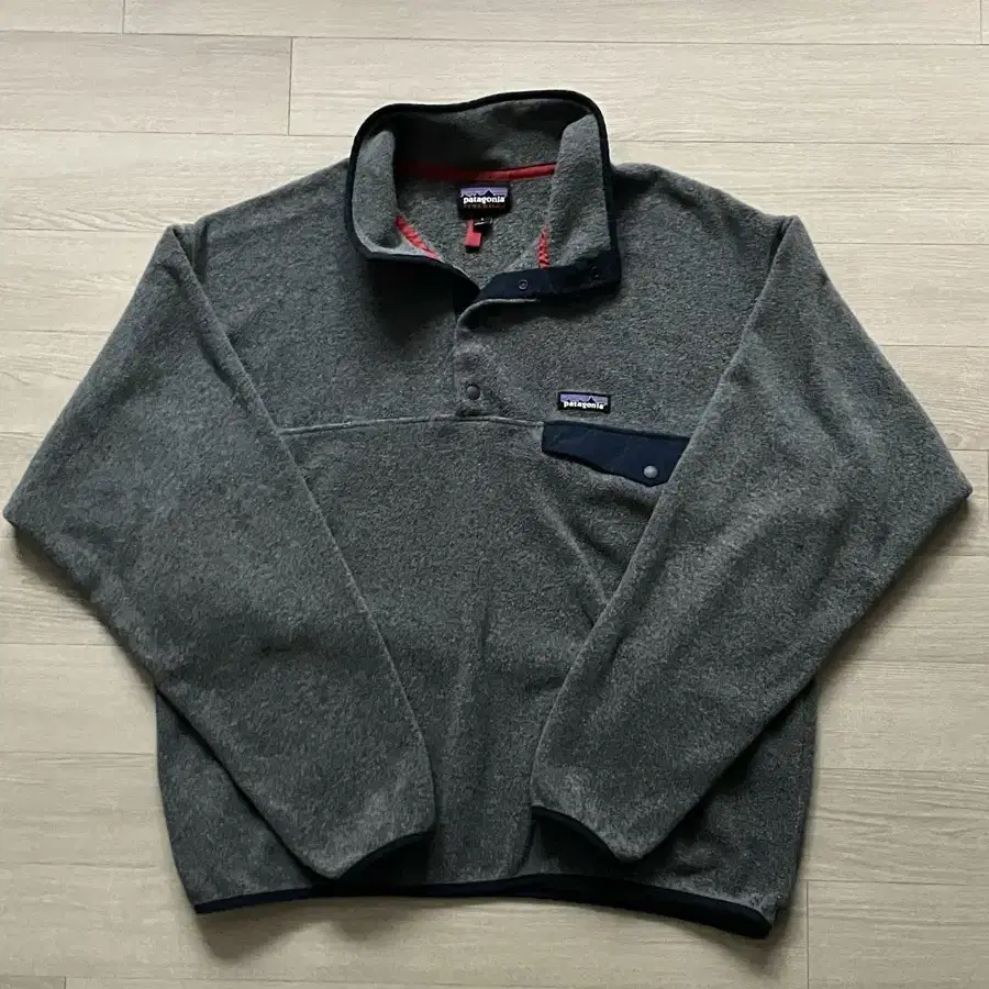 [L] 파타고니아 신칠라 니켈 네이비 그레이 플리스 patagonia