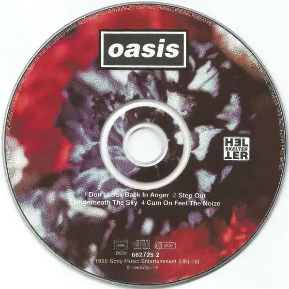 Oasis - Don't Look Back (싱글CD) 유럽반초판 NM