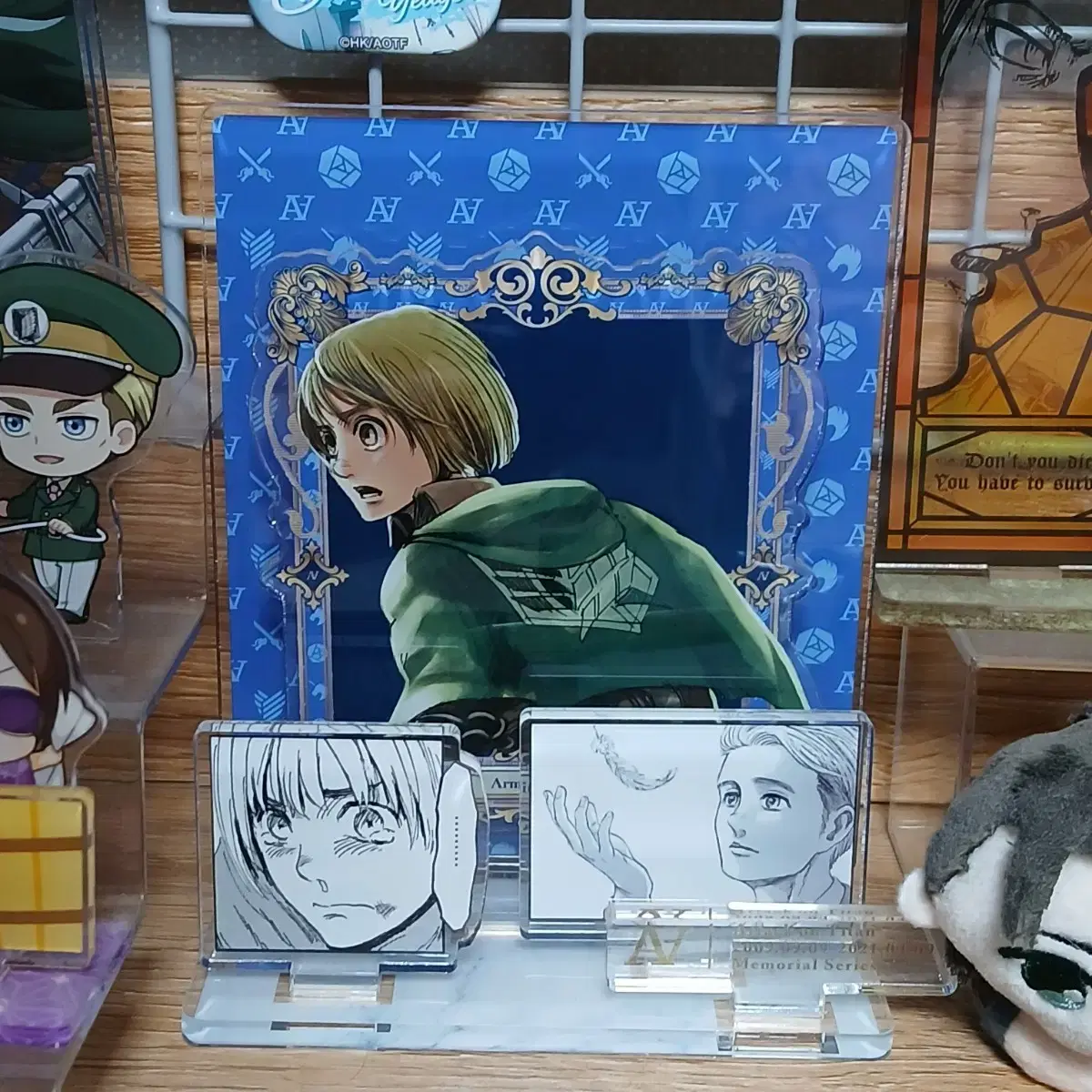 Armin Arlert Exhibition Diorama of Attack on Titan acrylic stand Big Attack on Titan