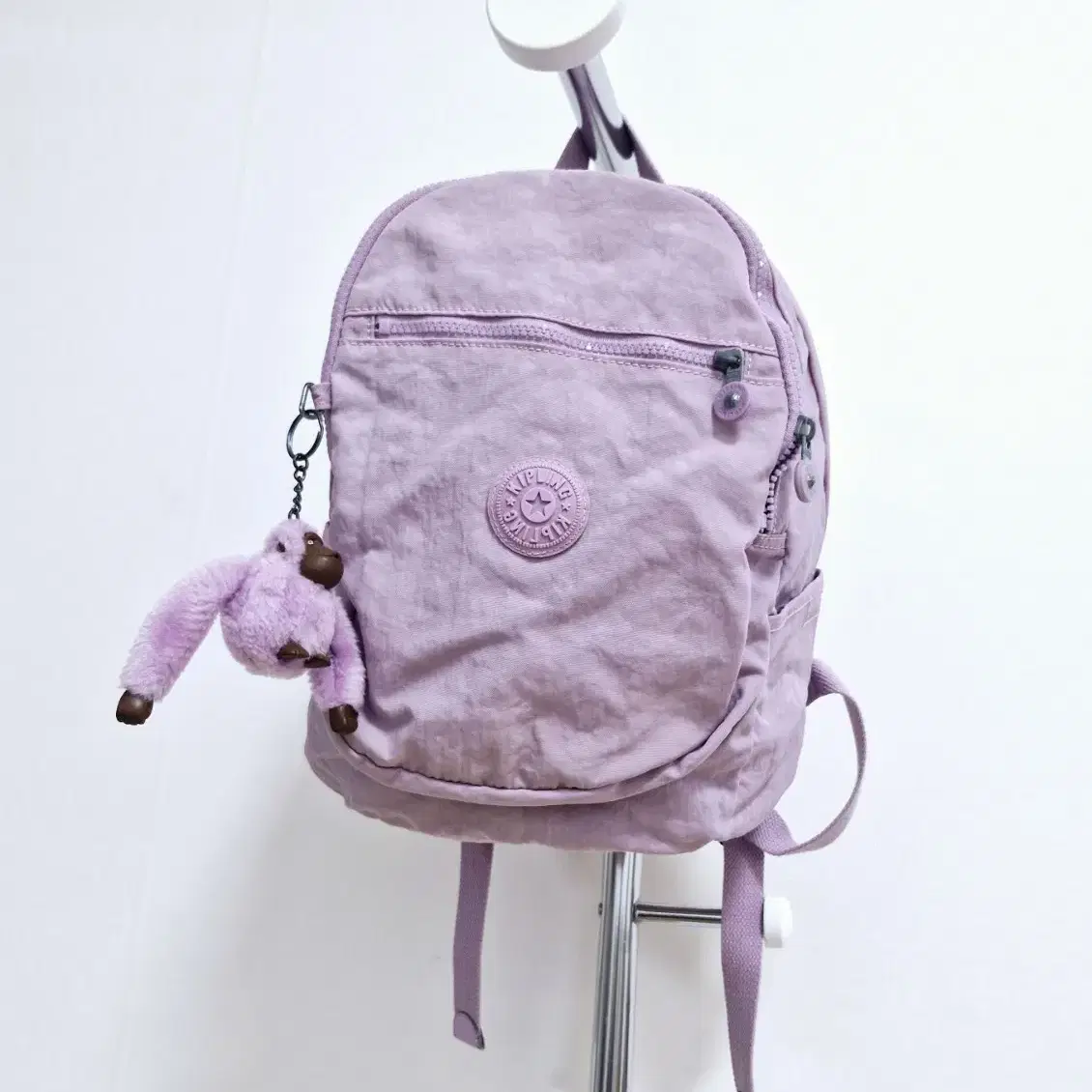 Kipling 미니 백팩 라벤더