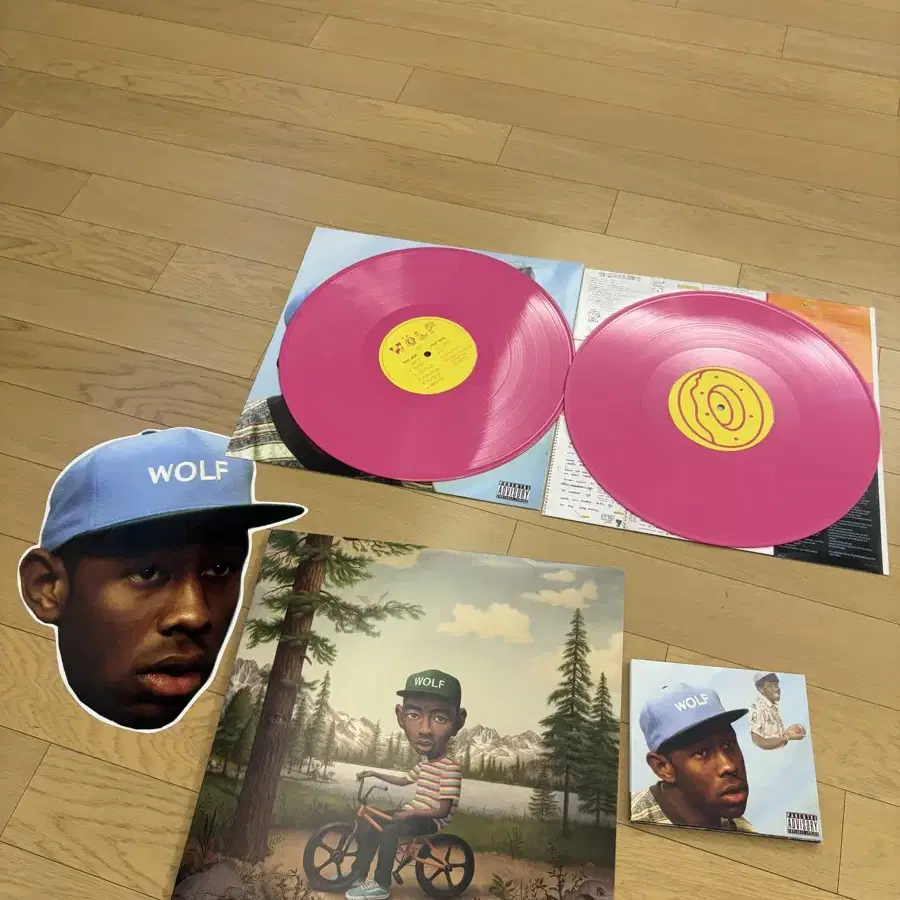 타일러 더 크리에이터 wolf pink lp cd 일괄