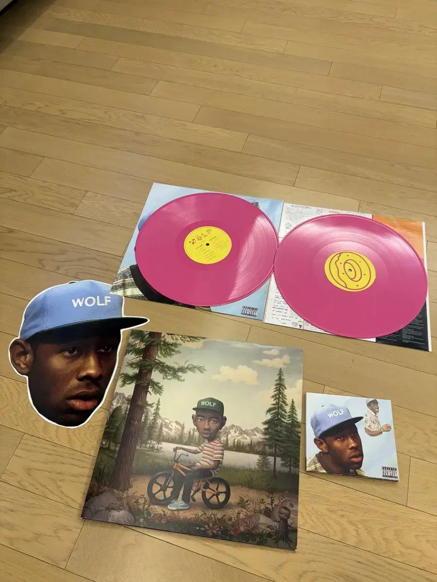 타일러 더 크리에이터 wolf pink lp cd 일괄