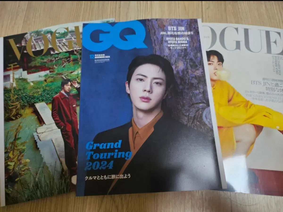 BTS JIN 진 보그 GQ 잡지