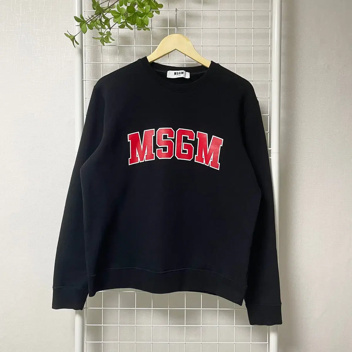 MSGM 레드로고 맨투맨 WK-0329