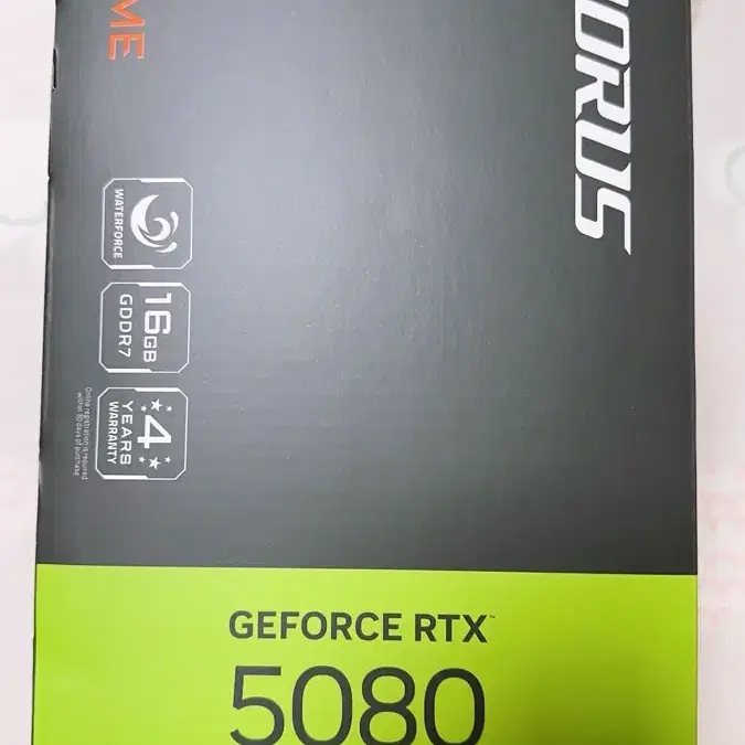 GIGABYTE AORUS RTX 5080 XTREME 워터포스  제이씨