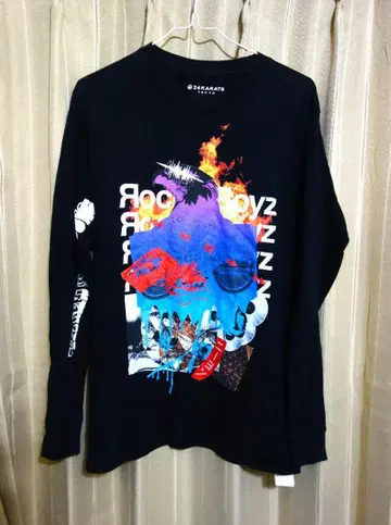 24KARATSxRocknBoyz 롱 티셔츠 남성용 S사이즈