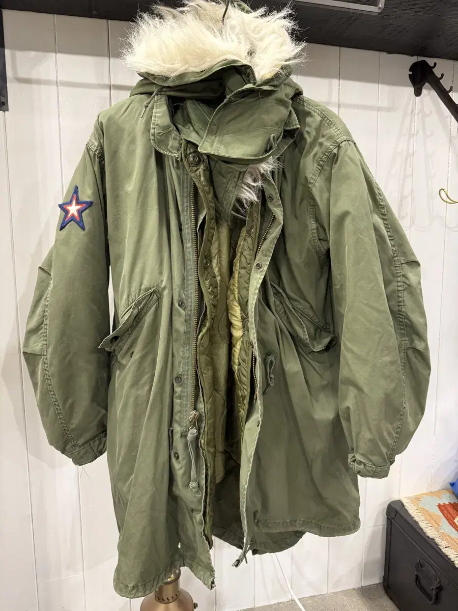 미군  US Army M-65 Fishtail Parka