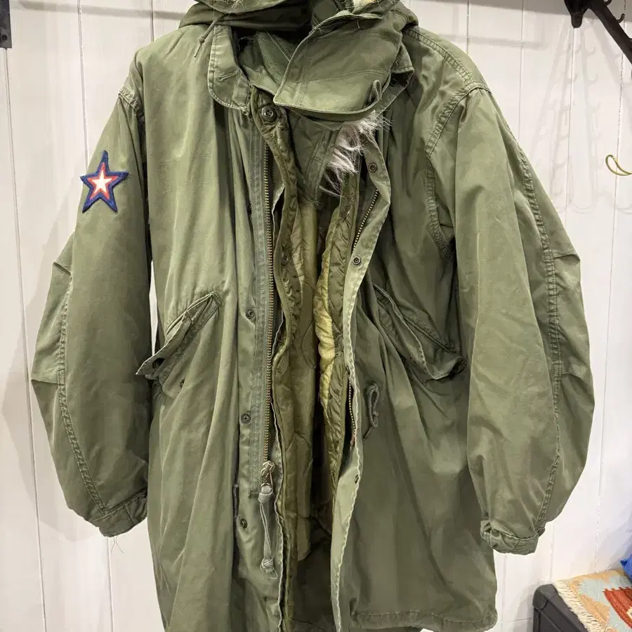 미군  US Army M-65 Fishtail Parka