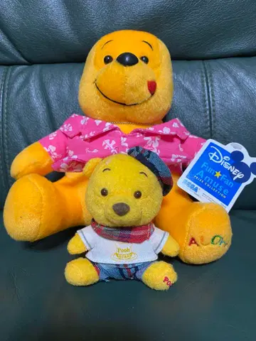 곰돌이 푸 봉제인형과 마마 스캇