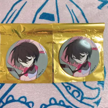 모노가타리 시리즈 x 모치즈키 케이 트레이딩 캔뱃지 오시노 부채 2개