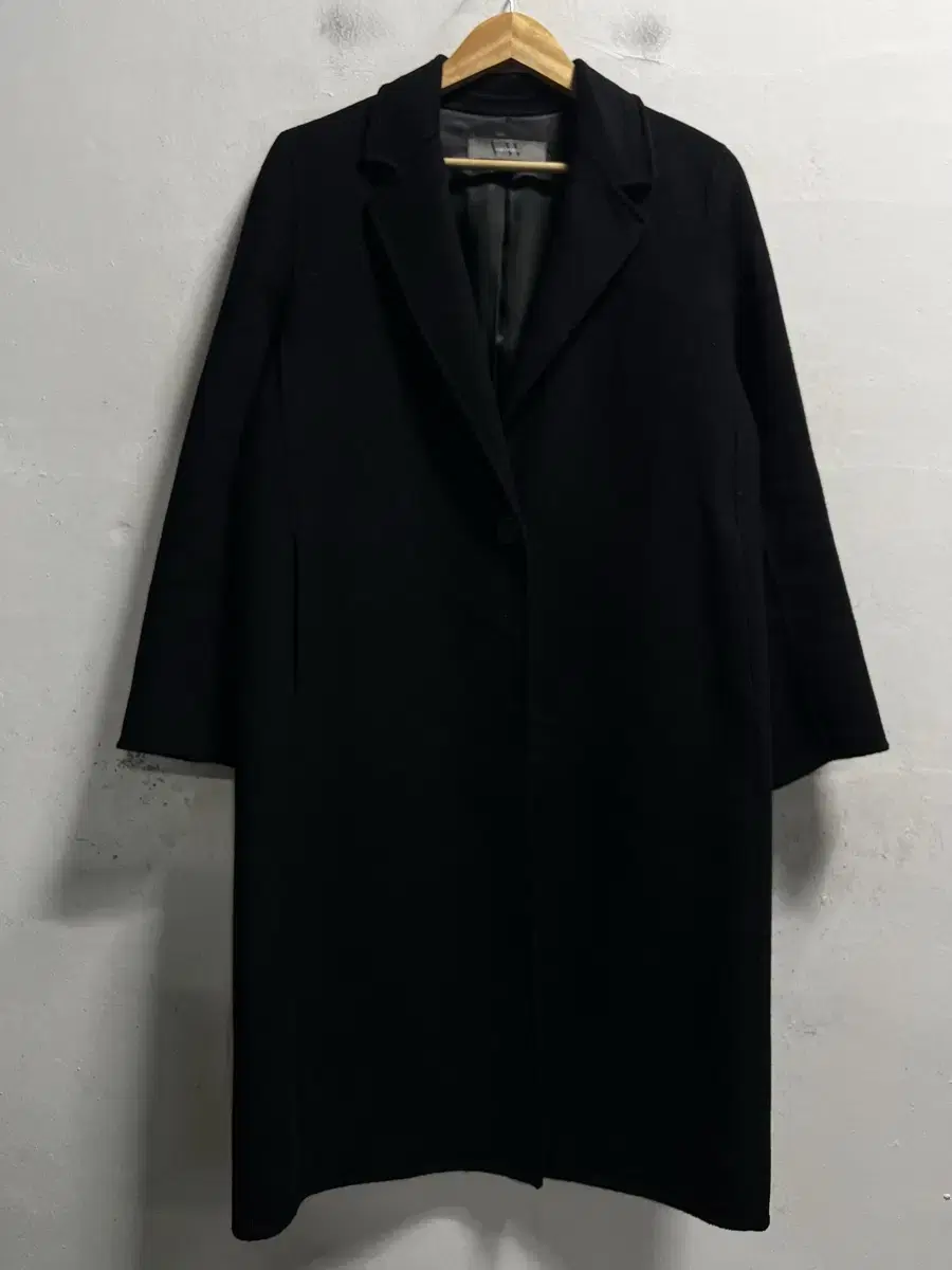 55-66 Vera Wang cashmere wool loose-fit long coat Genuine