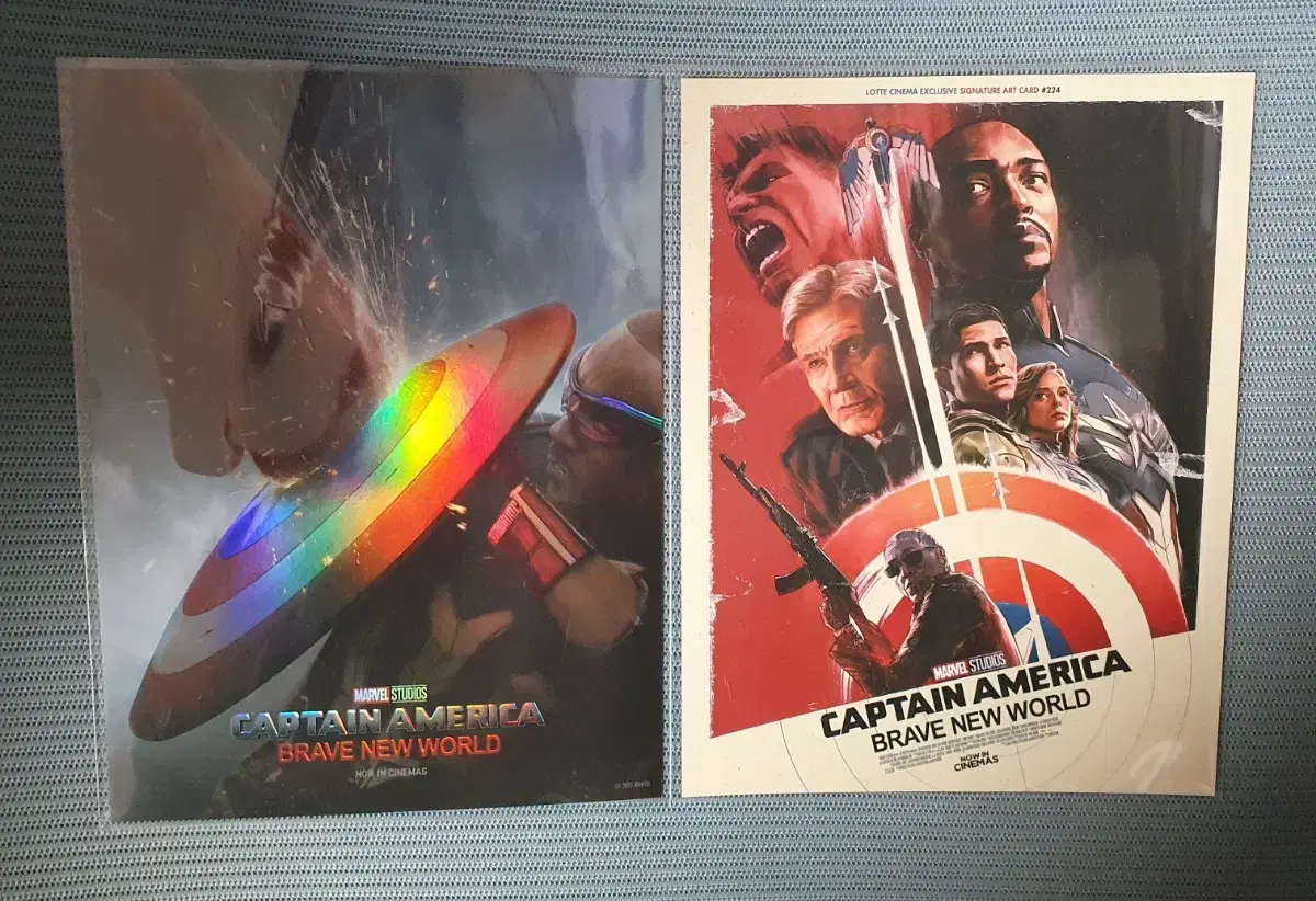 Captain America: The New World Art Card Lotte Cinema CGV TTT OTT Megabox