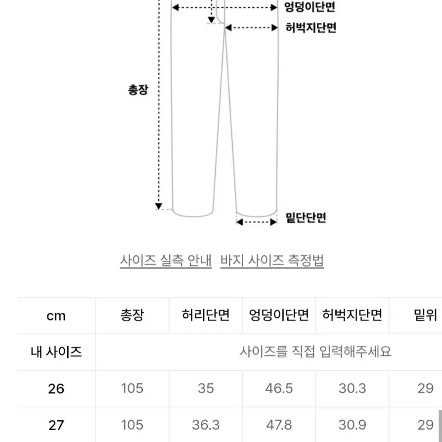 무신사 루즈 스트레이트 데님 팬츠 29 [새제품]