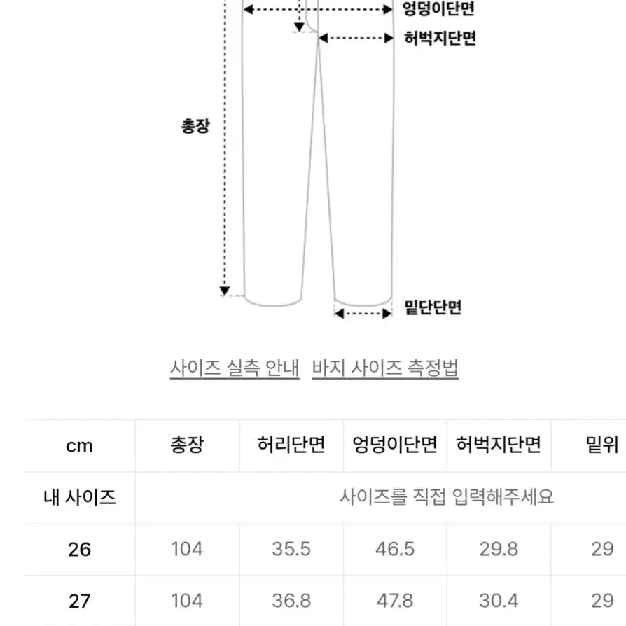 무신사 레귤러핏 데님 팬츠 29 [새제품]