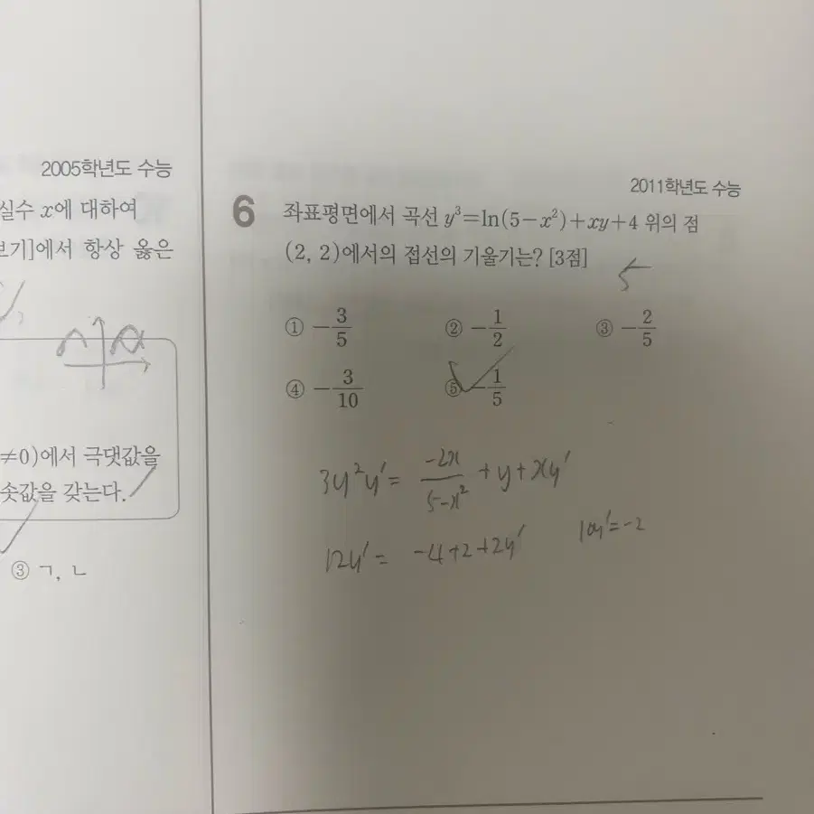 2025 수분감 미적분