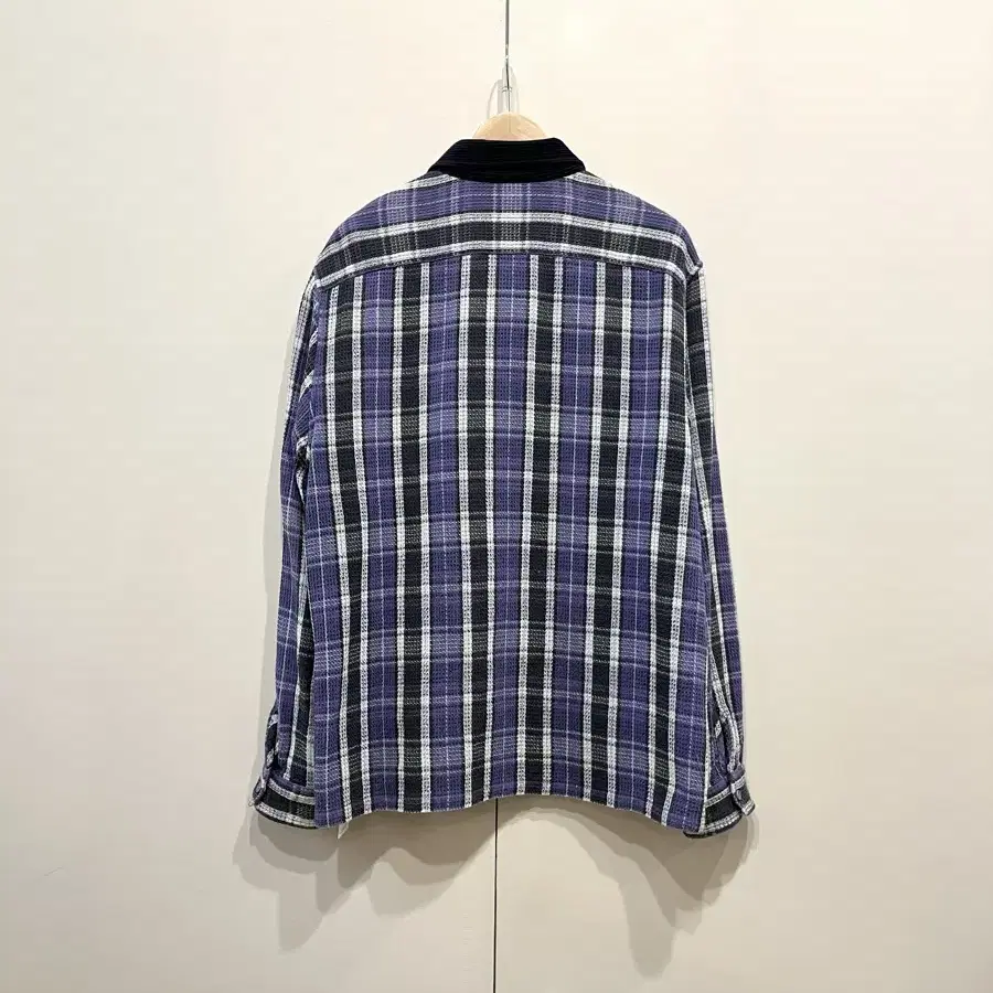 Supreme Plaid Thermal Zip Up Shirt