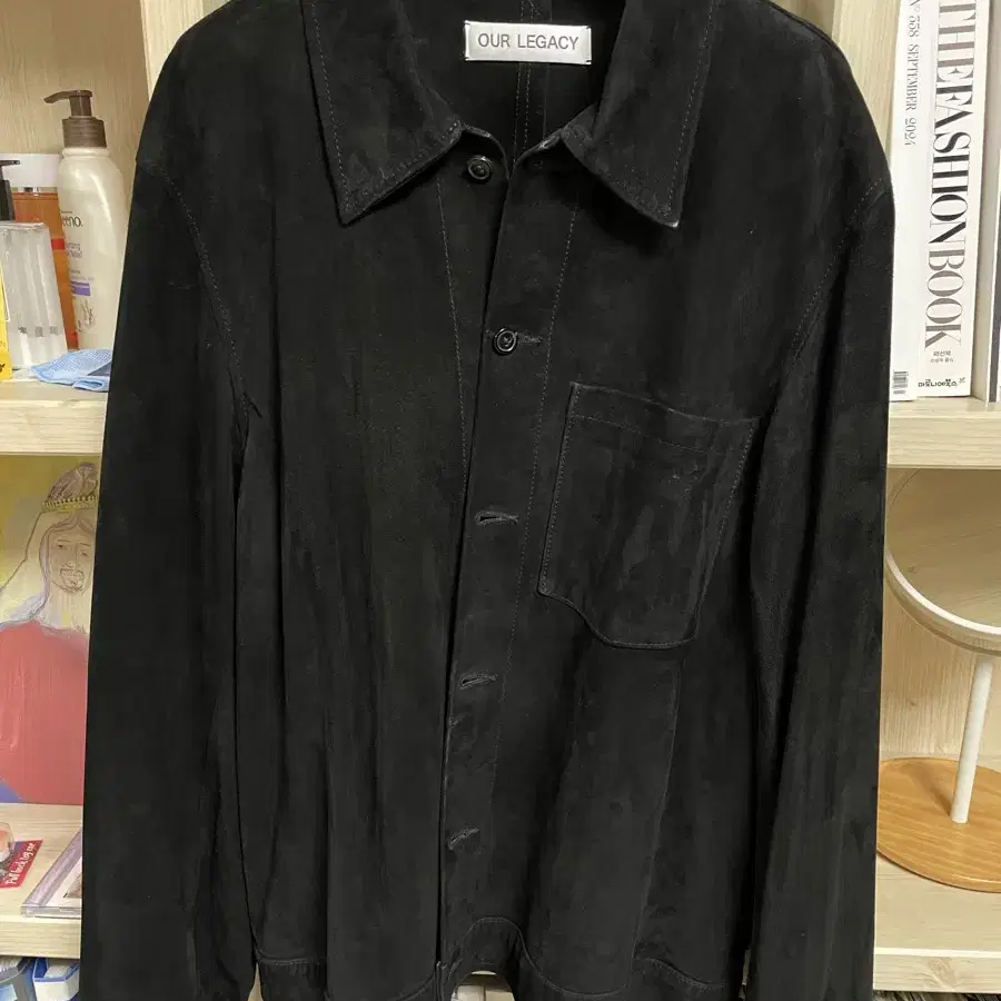 아워레가시 Reincarnation suede overshirt