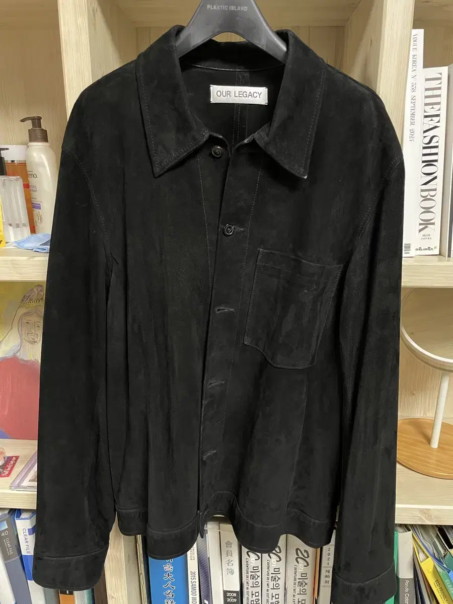 아워레가시 Reincarnation suede overshirt