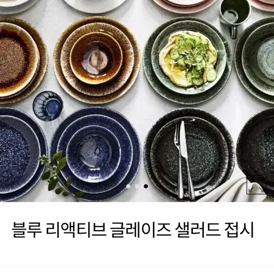 윌리엄 소노마 리액티브 글레이즈 샐러드 접시 판매합니다