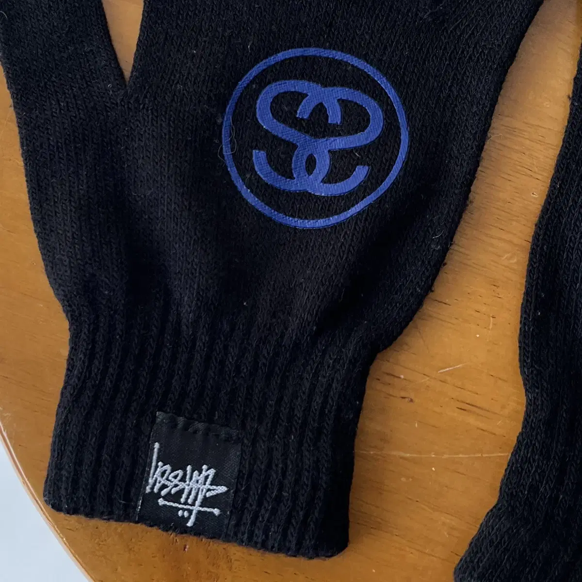 STUSSY  " Double s " knit Gloves