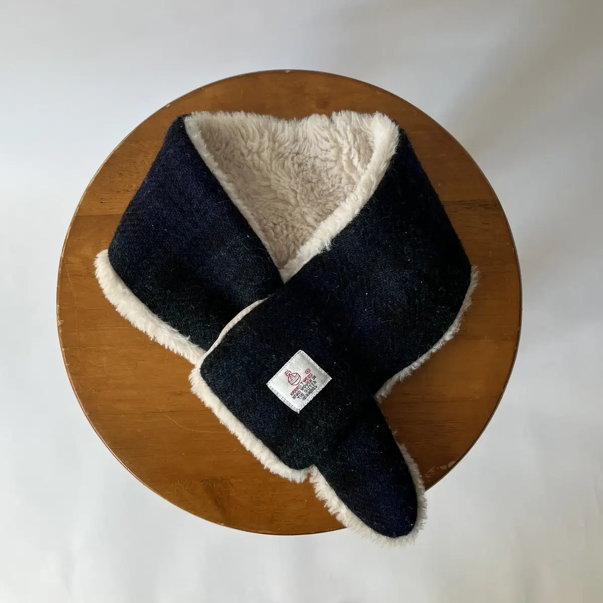 Harris Tweed wool & fleece Muffler