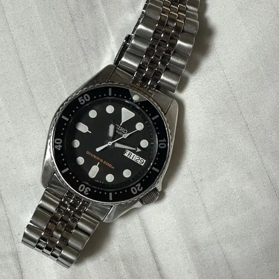 세이코 skx013 쥬빌리 + 와플러버밴드