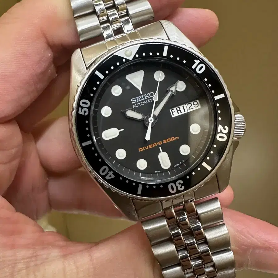 세이코 skx013 쥬빌리 + 와플러버밴드