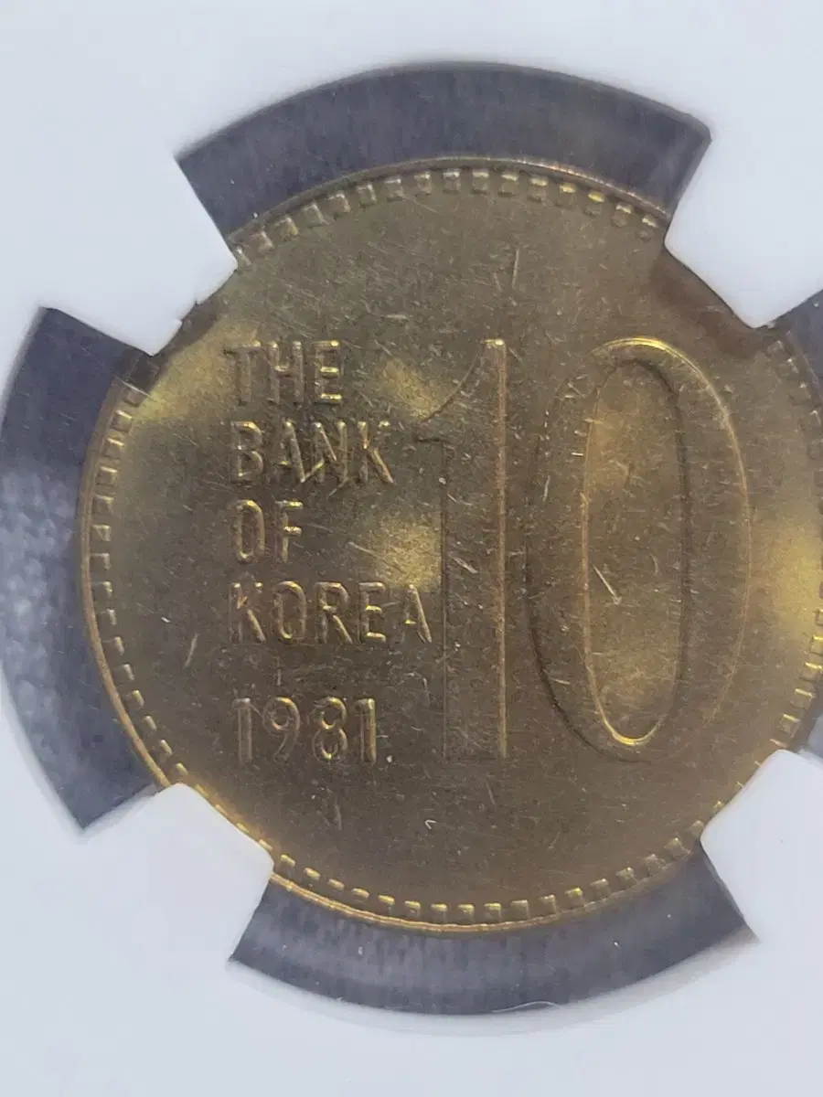 1981년 한국은행 10원 동전