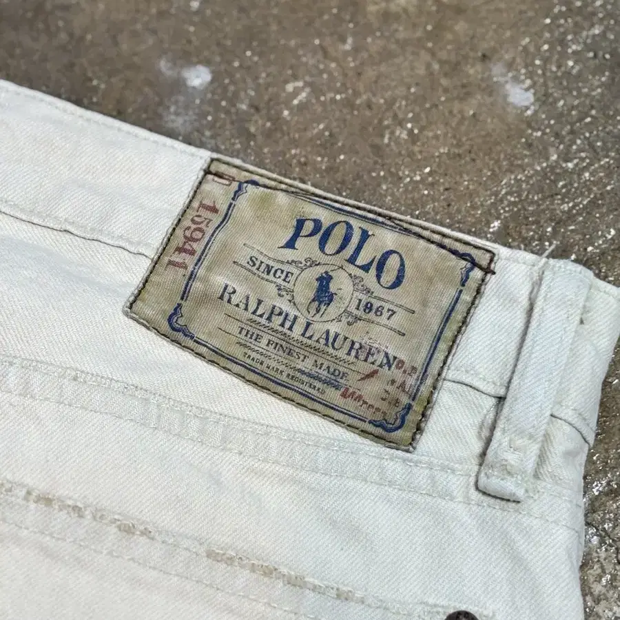 polo ralphlauren CLASSIC 화이트 데님 팬츠