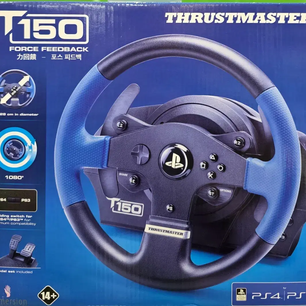 Thrustmaster T150 레이싱 휠 플스