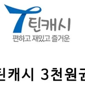 틴캐시 3천원 85프로 가격인 2,550원에 팝니다