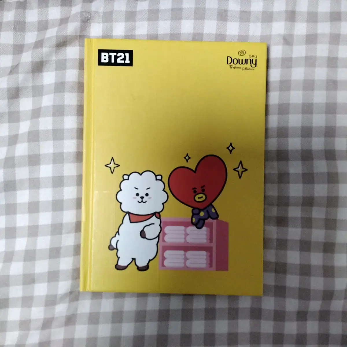 다우니 어도러블 bt21 방탄소년단 콜라보 노트 다이어리 타타 알제이