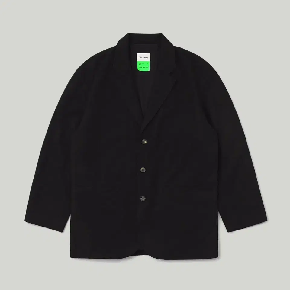 [M]Khakis wool broad jacket black 카키스 자켓