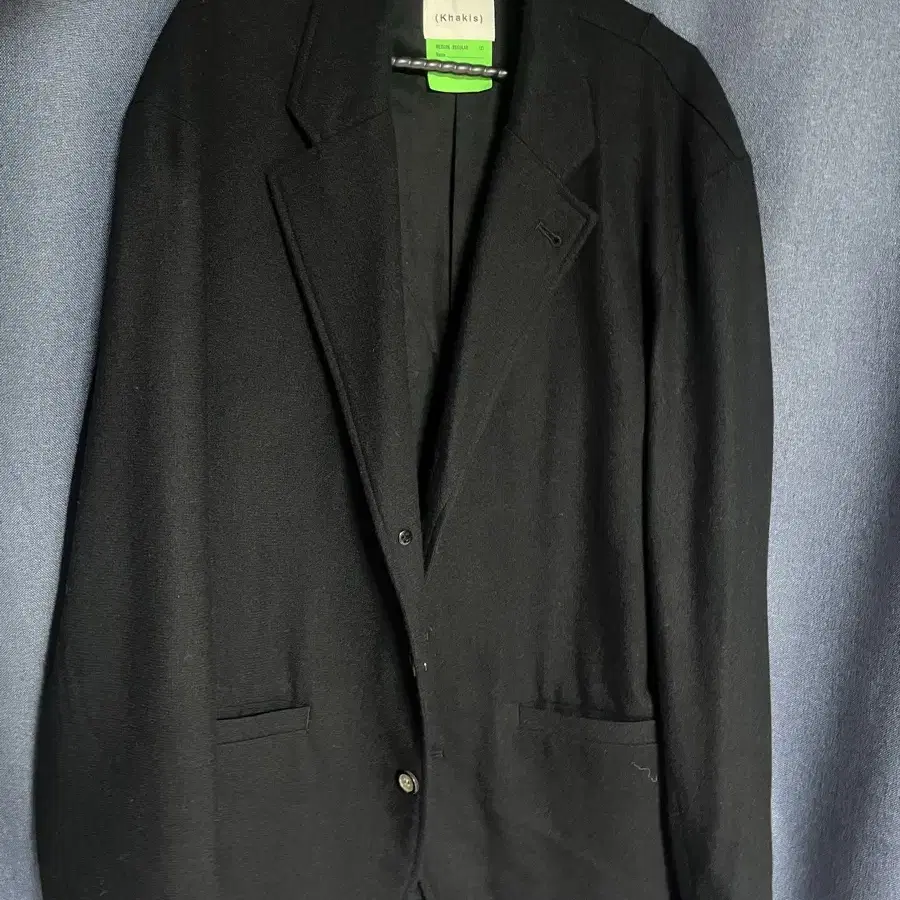 [M]Khakis wool broad jacket black 카키스 자켓