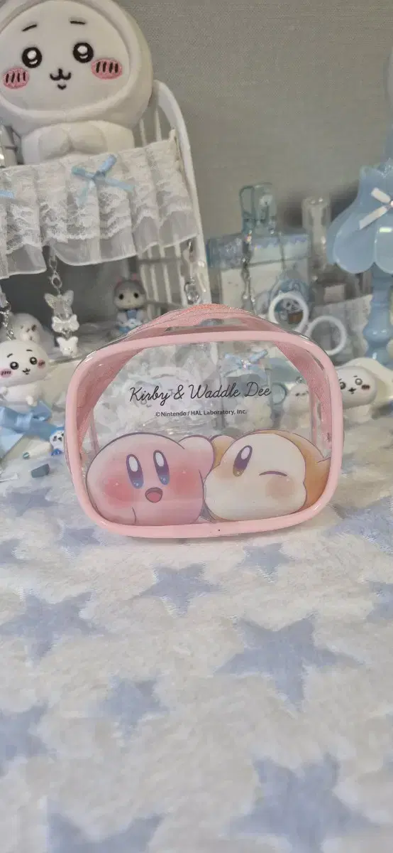 Star Kirby Mini Pouch Pink