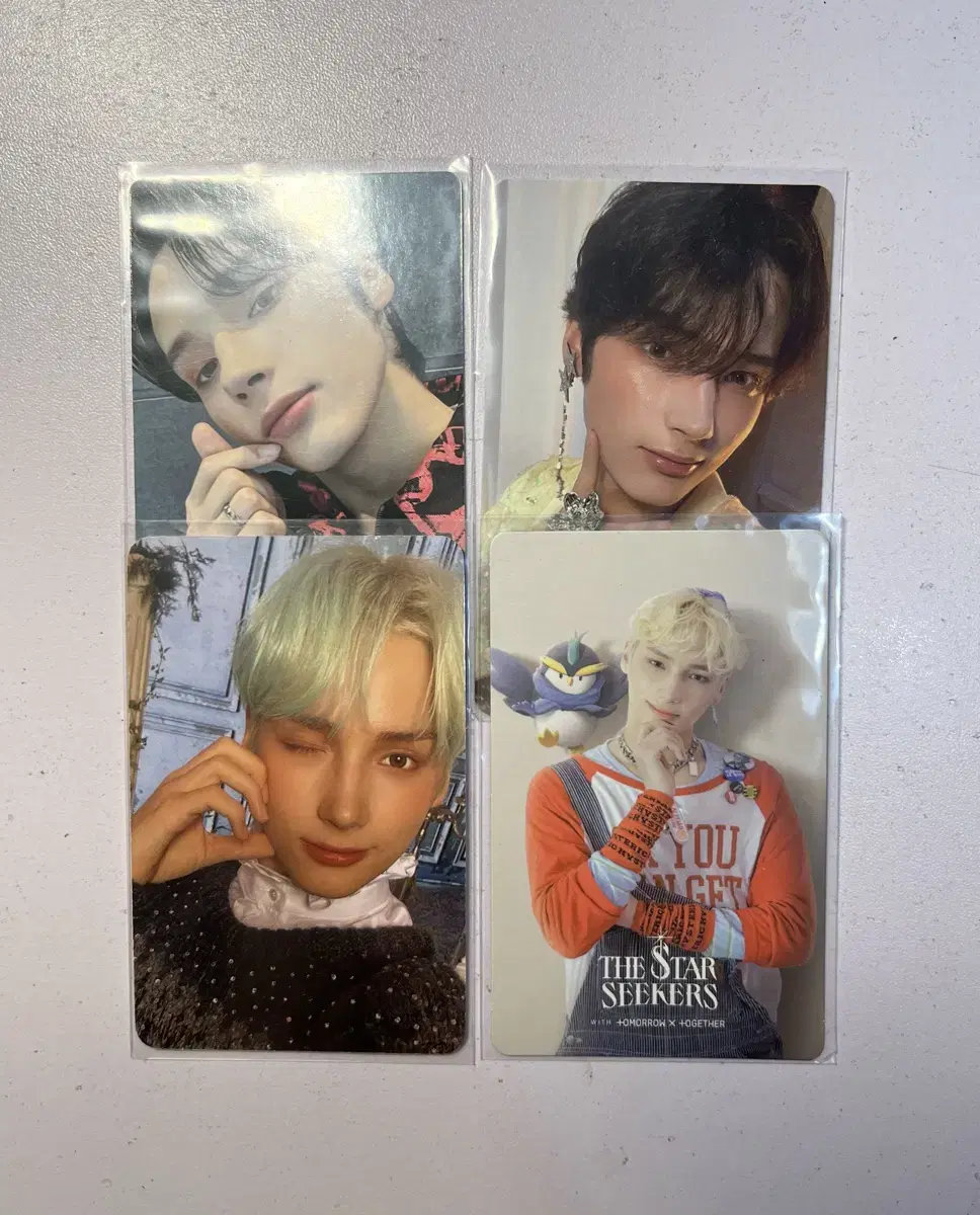 txt hueningkai, diikon seasons greetings, shurara photocard, wts