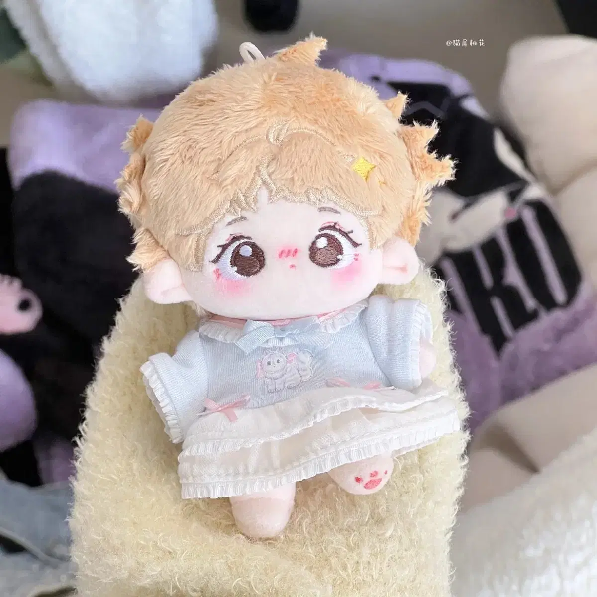 (Not worn) 10cm doll clothes Ballet Kitty bloo Skirt Dress Wts