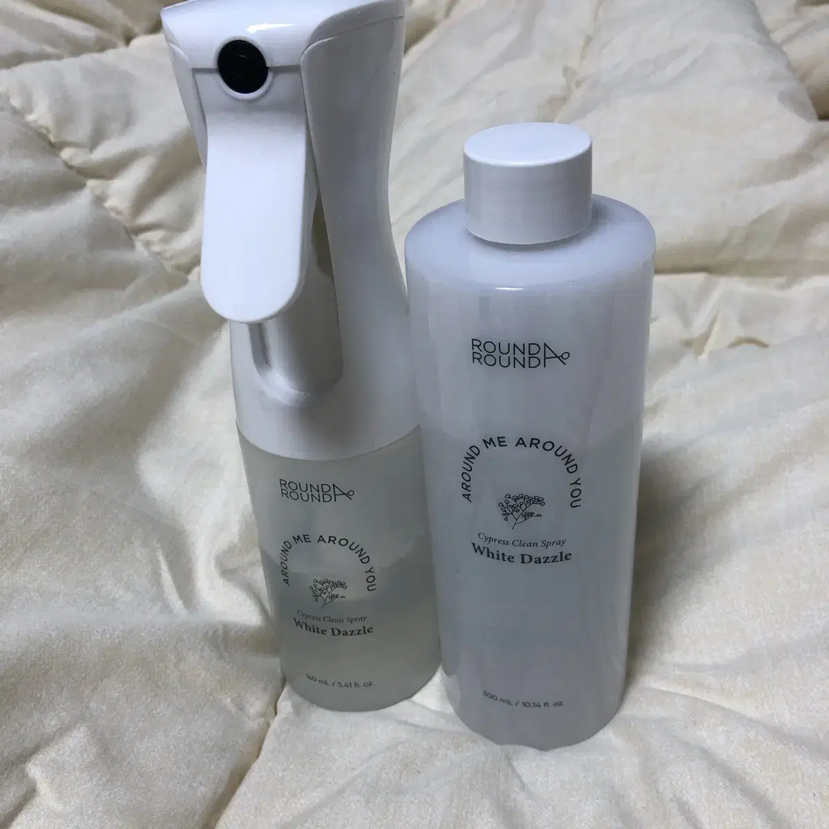 라운드어라운드 편백 클린 스프레이 / 화이트대즐 / 160ml+300ml