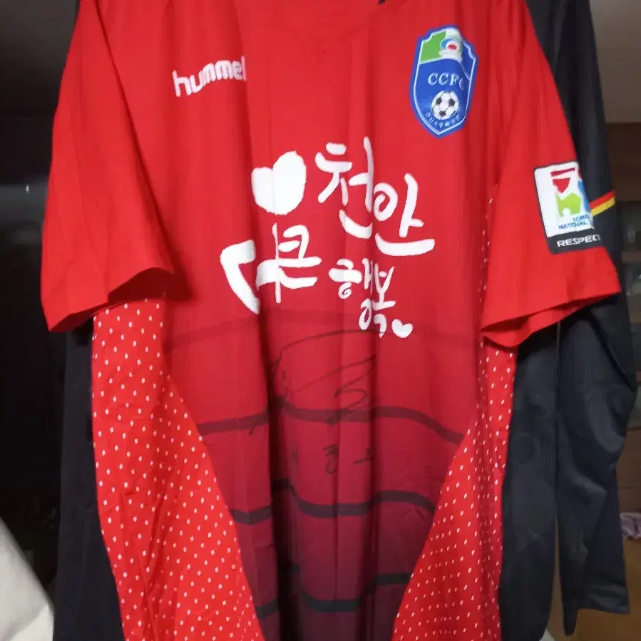 K리그 축구 천안시티FC 천안시 축구단 허준호 선수 실착 유니폼 판매