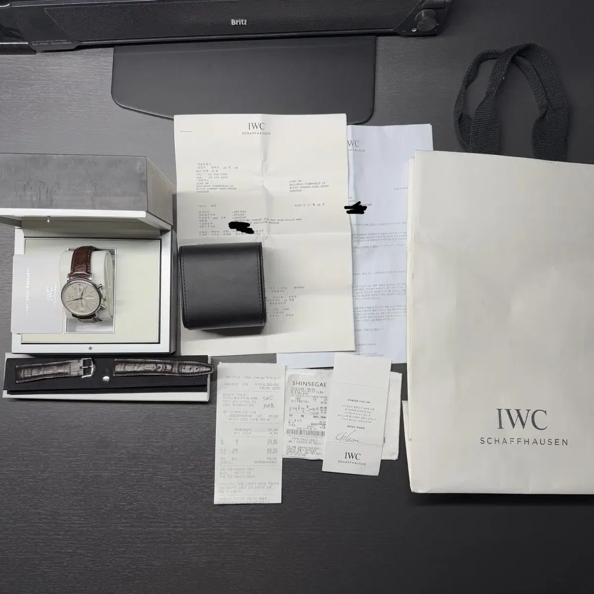 IWC 포르토피노 크로노그래프 42 시계