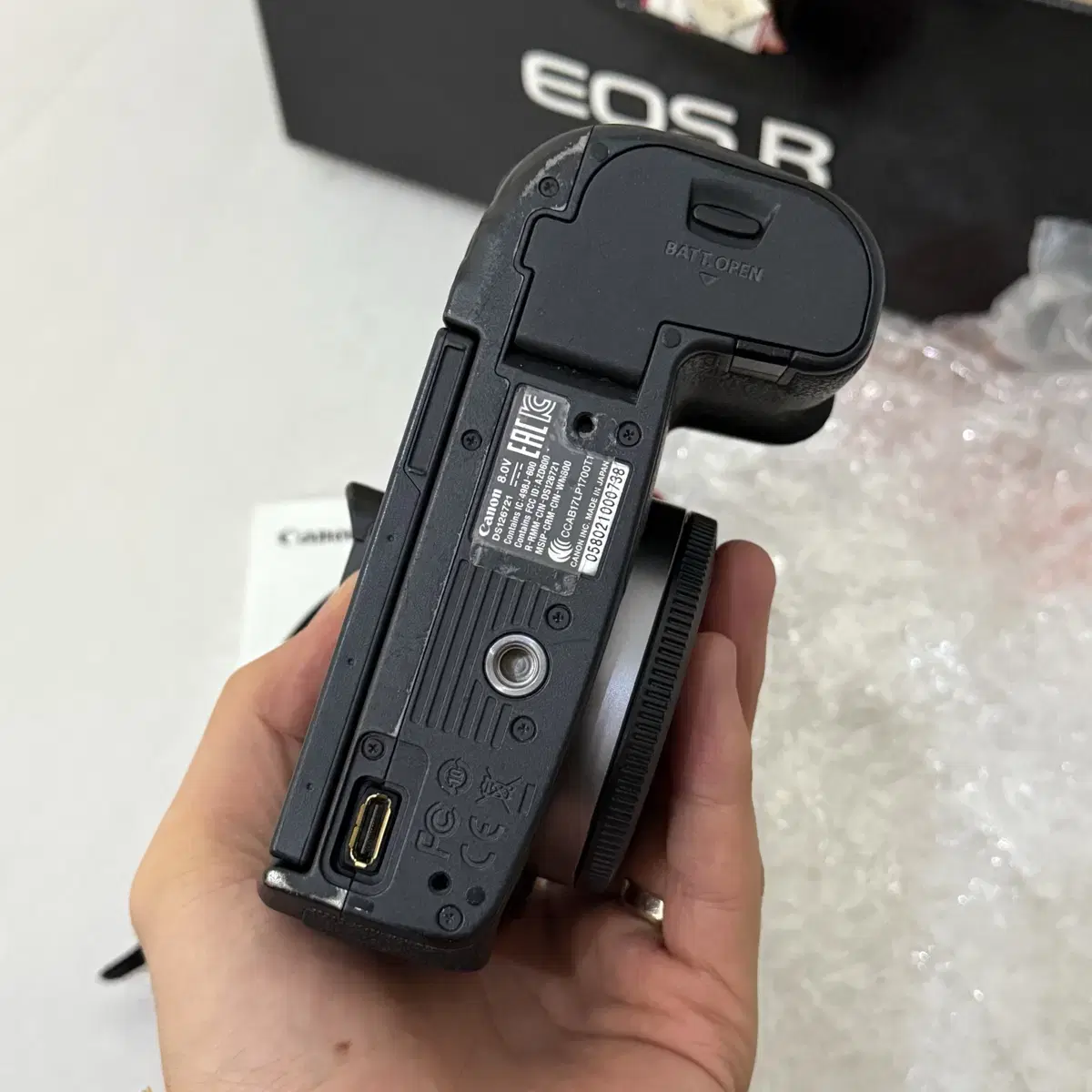 EOS R 바디 (급처)