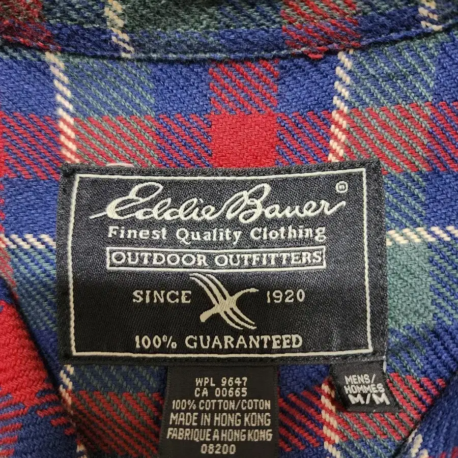 EDDIE BAUER 에디바우어 더블포켓 플란넬 셔츠