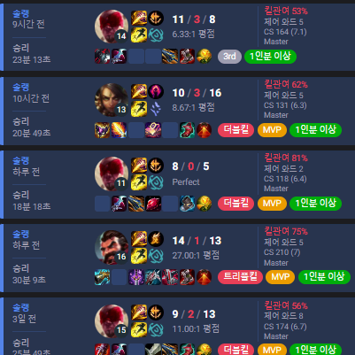 리그오브레전드 LOL GM