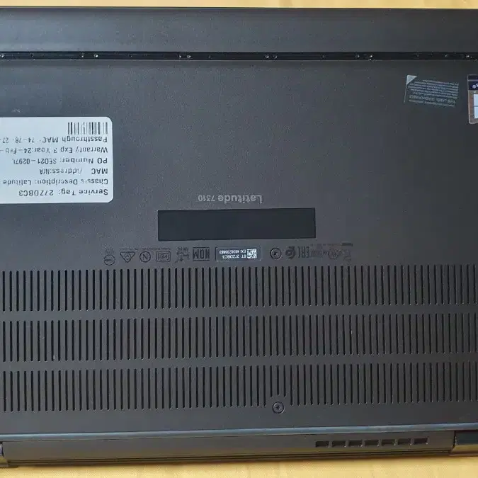 델노트북 상판카본 i5-16g-256g