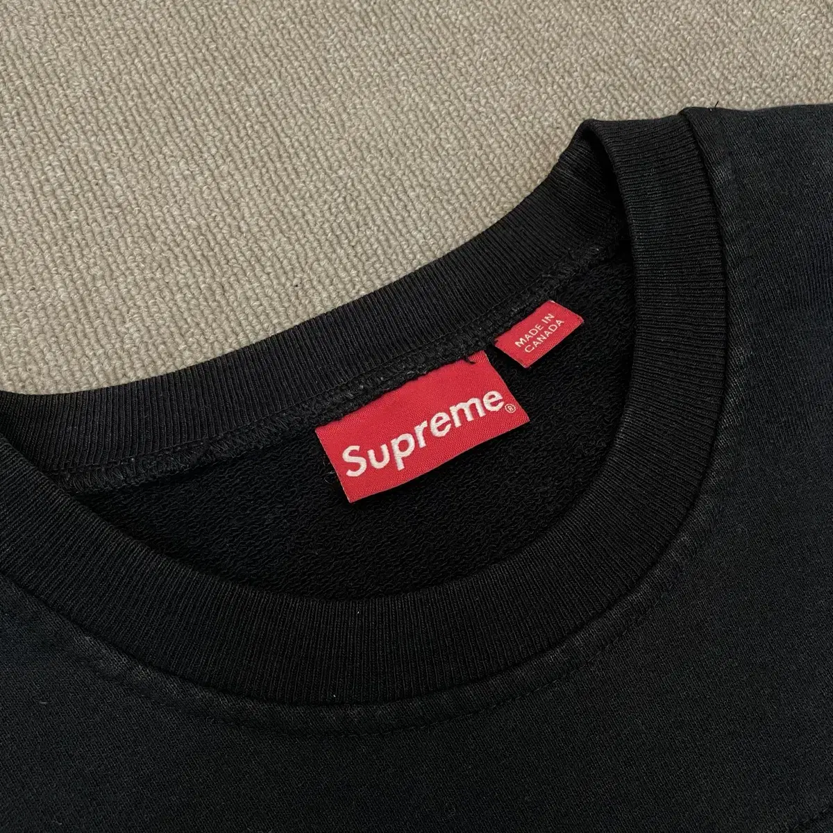 supreme 15ss athletic split 슈프림 크루넥 맨투맨