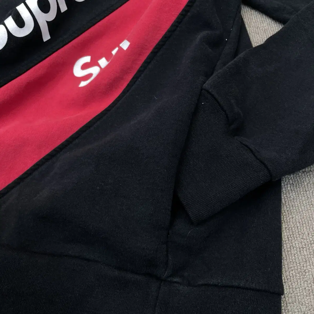 supreme 15ss athletic split 슈프림 크루넥 맨투맨