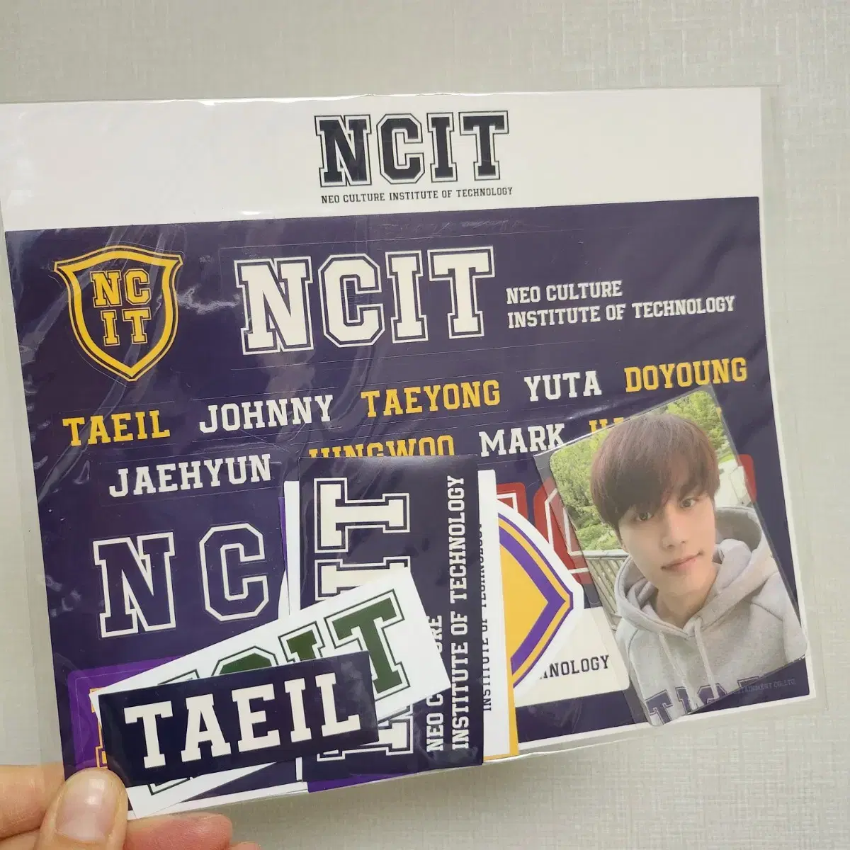 [미개봉 새상품] NCIT NCT 태일 리무버블 스티커 세트