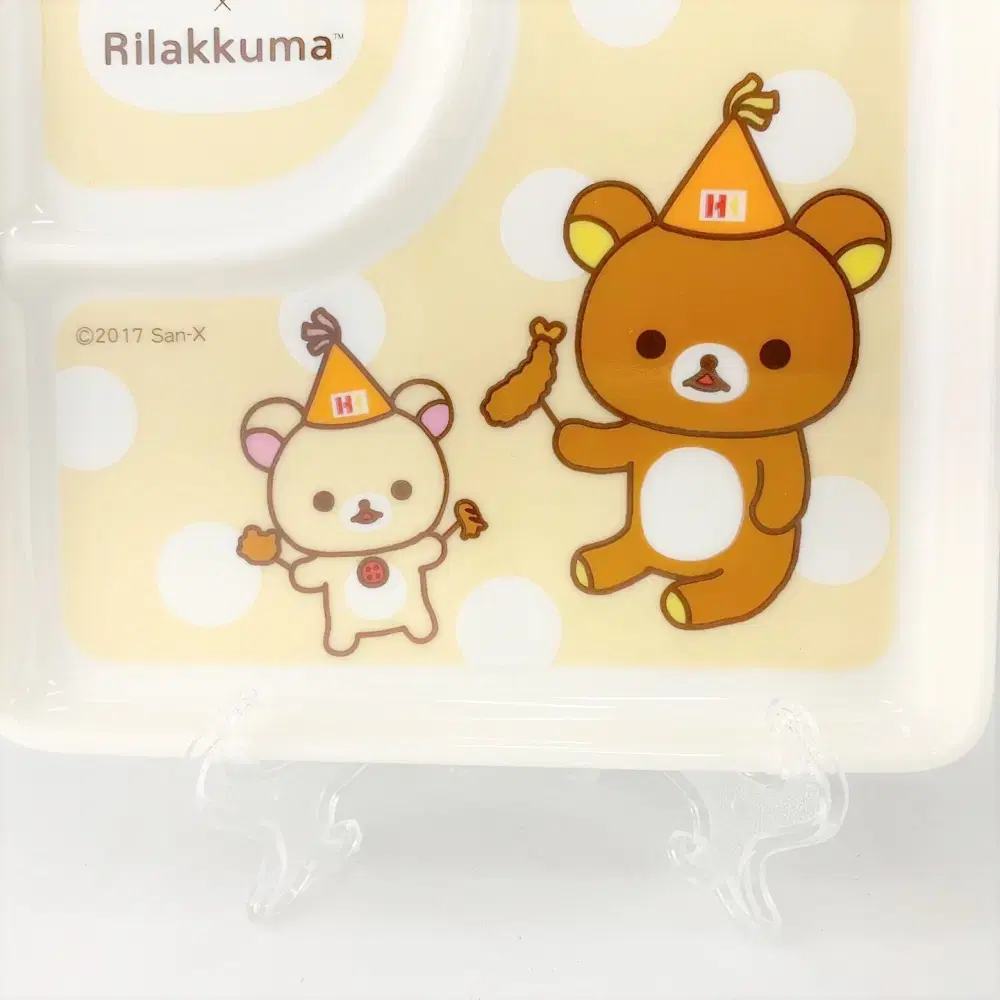 SANRIO X RIRAKKUMA 산리오 리락쿠마 미니식판 접시 A931