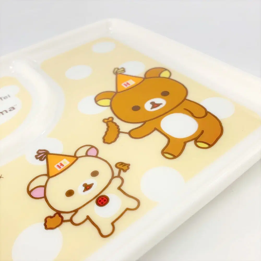 SANRIO X RIRAKKUMA 산리오 리락쿠마 미니식판 접시 A931