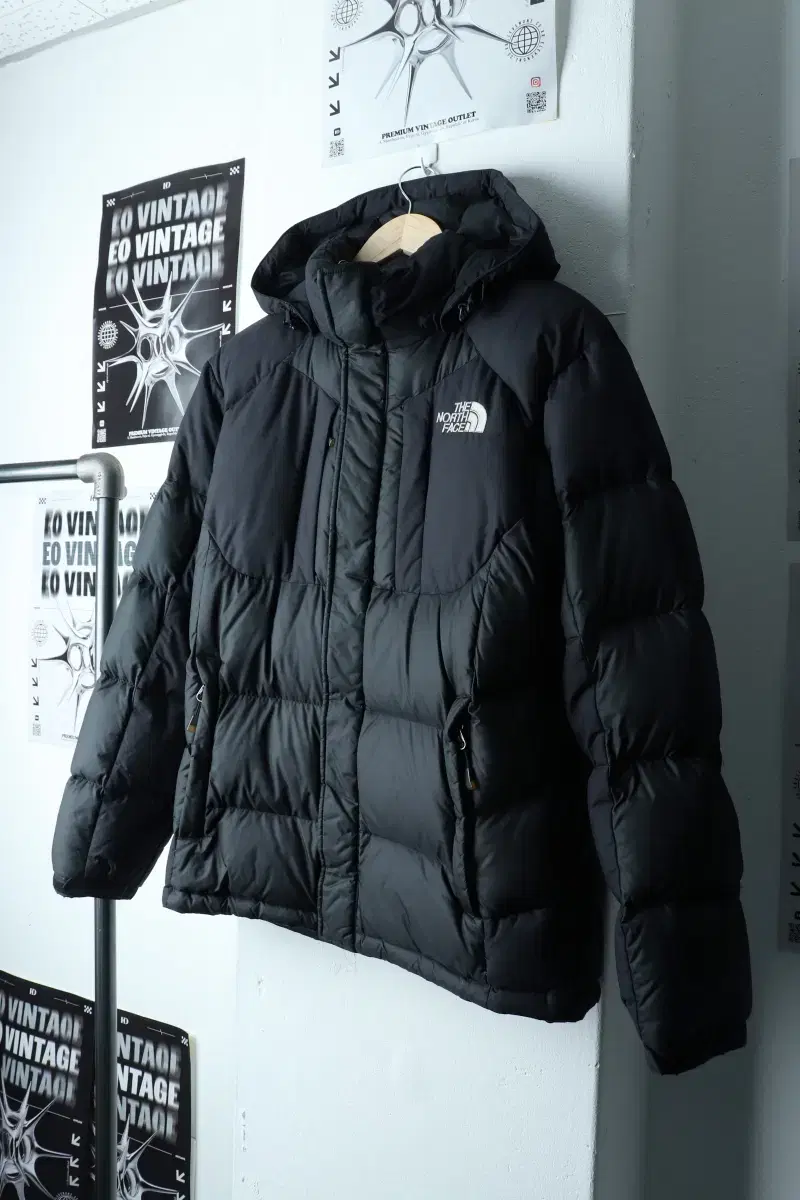 (L) North Face Padded Jacket All Black Nooksi Limited Edition - 118F9